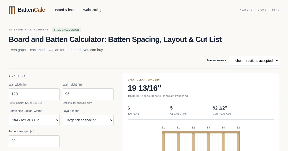 BattenCalc screenshot 1